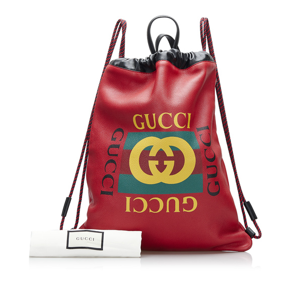 Pre-Loved Gucci Gucci Logo Backpack - Picture 12 of 12